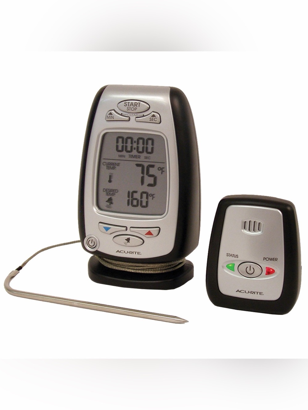 NIP AcuRite Digital Meat Thermometer with Wireless Pager